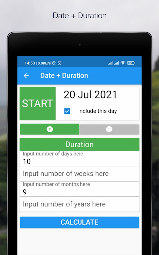 Date Calculator Screen 3