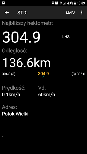 LHS Milepost Screen 3
