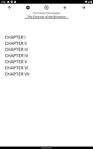 Book, The Fortune of the Rougo Screen 3