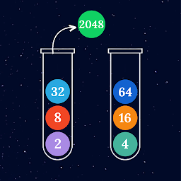 Ball Sort 2048 : Merge Numbers Mod Apk
