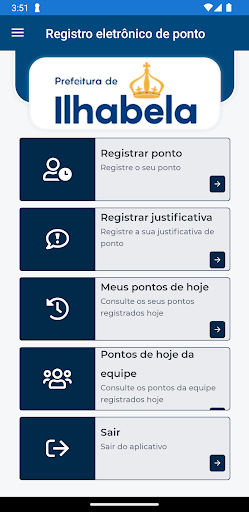 Ponto eletrônico Ilhabela