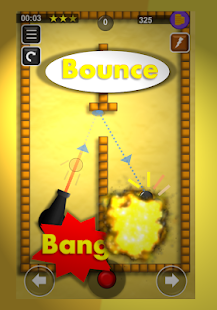 Bounce n Bang : Physics puzzles - Bounce off game Screenshot