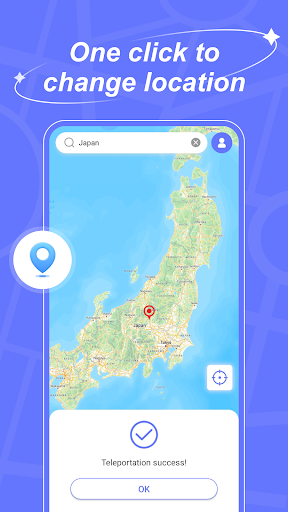 Android application AnyGo GPS Spoofer: Fake GPS screenshort