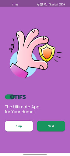 Android application OTIFS screenshort