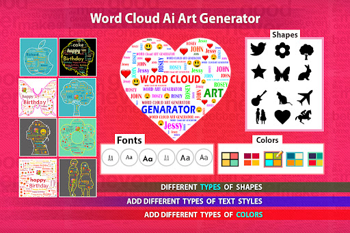 Word Cloud Ai Art Generator Screenshot