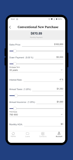 App screenshot