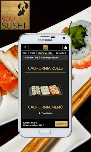 Android application Soul Sushi screenshort