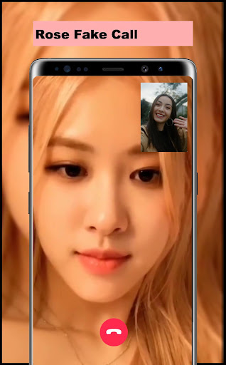 Rose Fake Call Screen 2