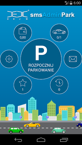 Android application smsAdminPark screenshort