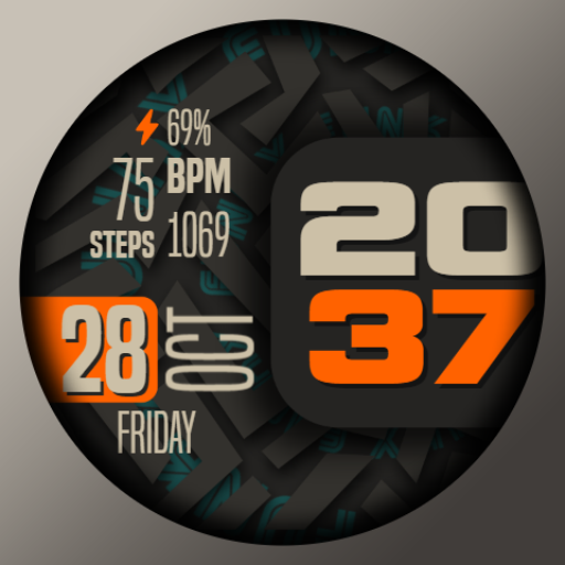 [69D] Funky WF2 watch face logo