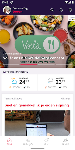 Android application YOURS - Vermaat screenshort