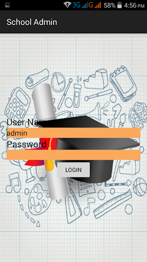 Android application Ezee School Admin screenshort