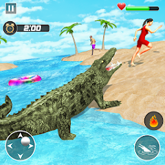 Animal Crocodile Attack Sim on pc