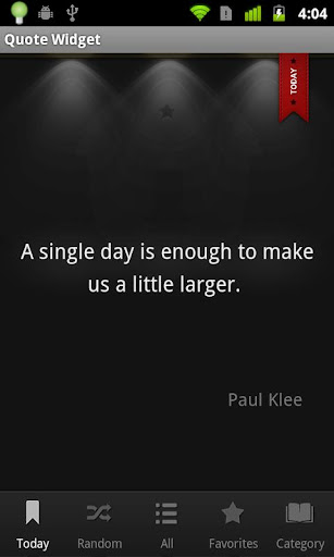 Quote Widget Screen 3