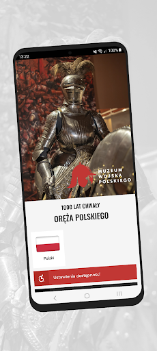 Android application Muzeum Wojska Polskiego screenshort