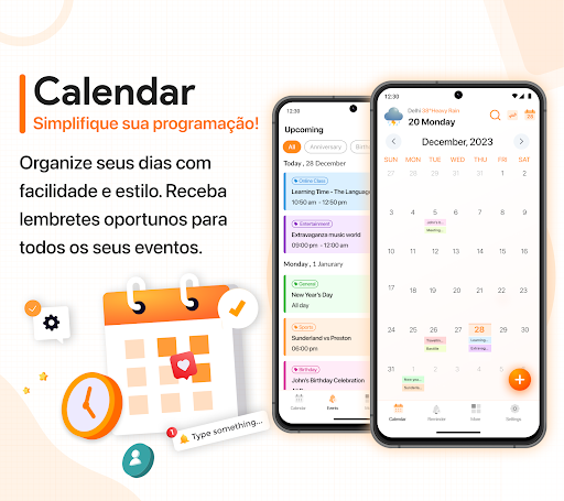 Visualização do aplicativo