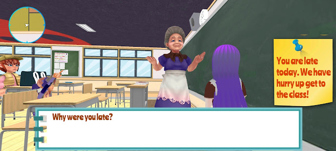 Virtual School- Anime High School Girl Simulator 1.5 screenshots 1