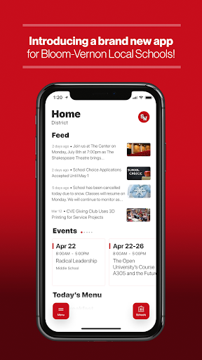Android application Bloom Vernon Local Schools screenshort