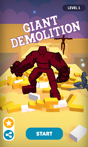 Android application GIANT DEMOLITION screenshort