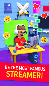 Idle Streamer Tycoon – Tuber Game Mod Apk 1.19 (A Lot of Bits) 1