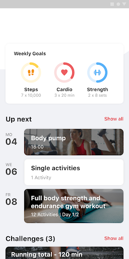 Android application LFD Swim-Team screenshort