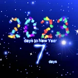 New Year's day countdown icon