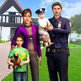 Virtual Police Cop Dad Simulator : Family Life icon