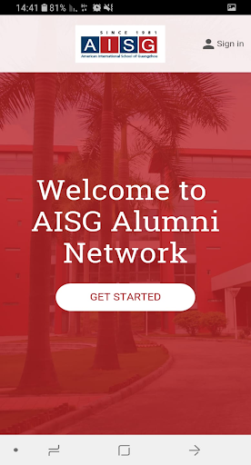 AISG Alumni Network Screen 2