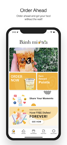 Android application Banh Mi Tea screenshort