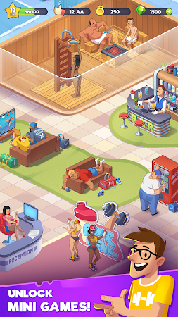 Game screenshot Gym bunny: Idle tycoon game apk download