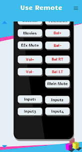 Remote for JBL Soundbar