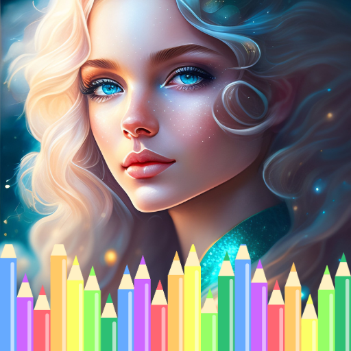 Mermaid Coloring:Kids Coloring 1.0.0 Icon