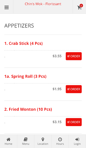Chins Wok - Florissant Screen 2