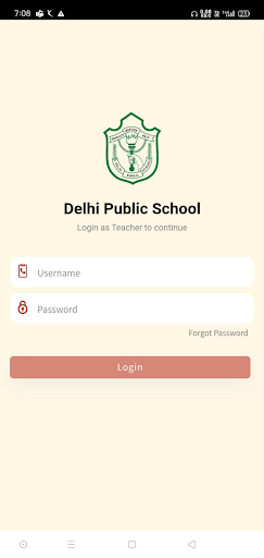 DPS Jabalpur Teacher App Screen 2