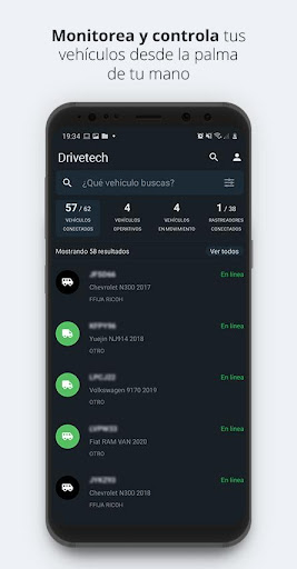 Android application Drivetech screenshort