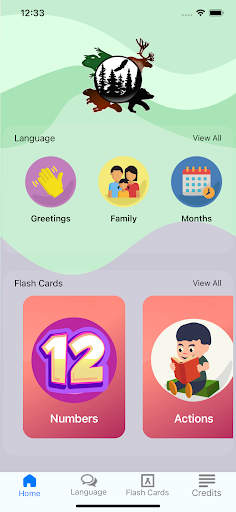 Aamjiwnaang Language App Screen 2