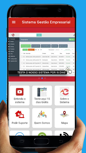 Sistema Gestão Empresarial Screen 3