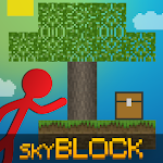 Cover Image of Download Stickman vs Multicraft: Skyblock Craft 1.1.0 APK