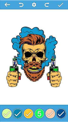 Vape Art Color By Number Book Screen 2