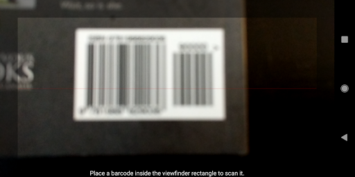 Pocket Barcode Screen 3