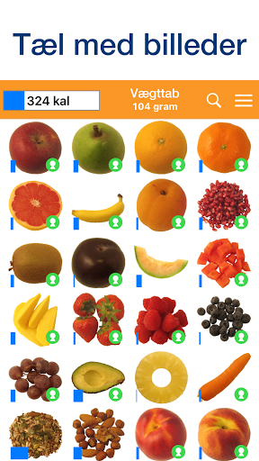 Android application Slanke App Kalorietæller screenshort