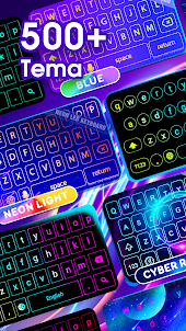 Neon LED Keyboard - Emoji, GIF