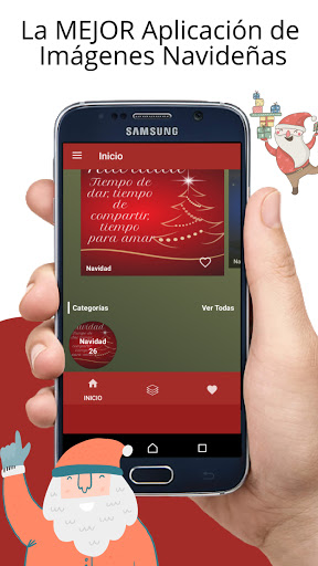Android application Imagenes navideñas screenshort