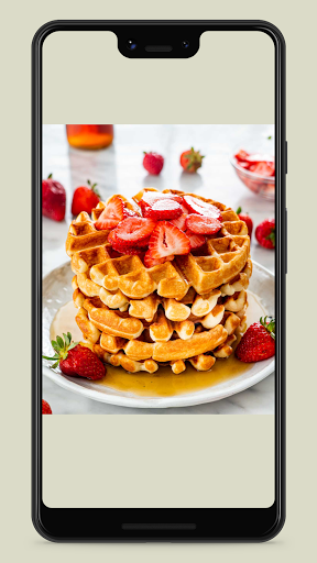 Android application Belgian Waffle Recipe screenshort