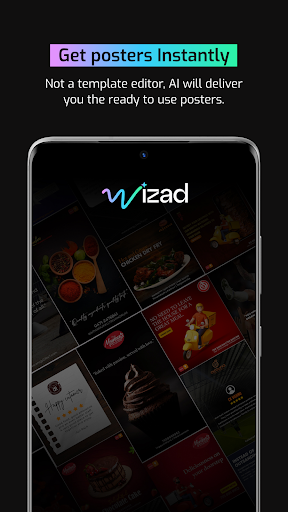 Android application Wizad - AI Poster Maker screenshort