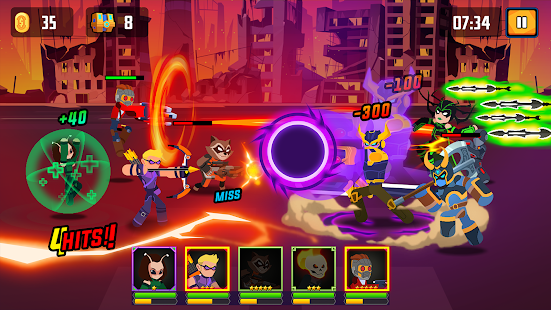 Idle Stickman Heroes Fight Varies with device APK screenshots 1