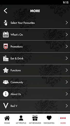 St. George Rewards Screen 3