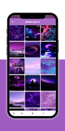 Android application Purple Wallpaper HD screenshort