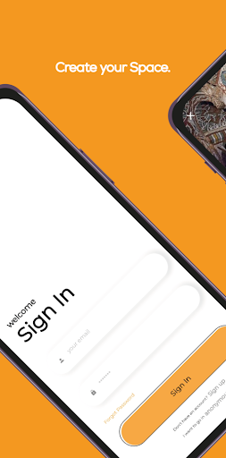 Android application Mango | Create your Space. screenshort
