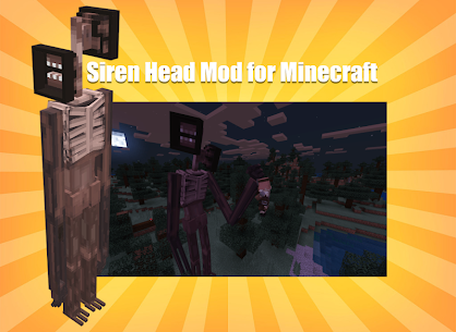 Siren Head Mod for Minecraft Unlocked Mod 1